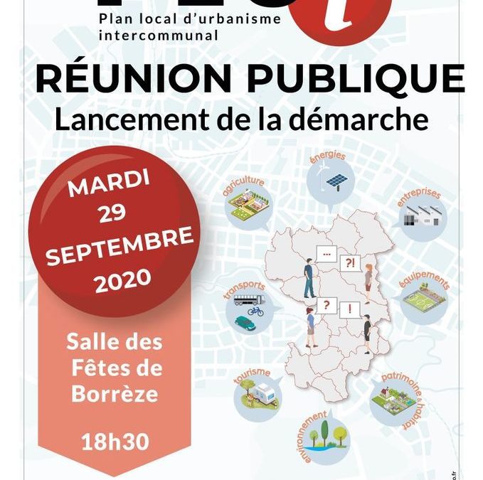 PLUi – Réunion publique de lancement