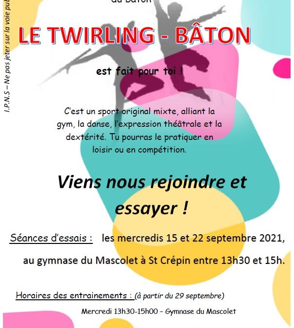 Découverte du Twirling Bâton