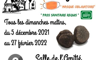 Marché aux Truffes du 5 décembre 2021 au 27 février 2022
