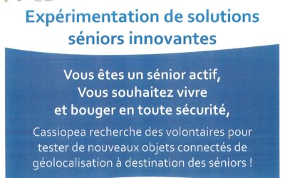 Expérimentation de solutions séniors innovantes