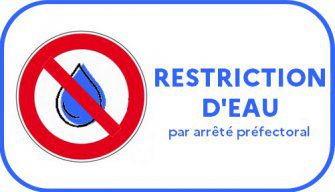 Restriction Eau Potable / sécheresse