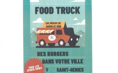 Qui n’a pas envie de manger des burgers ? 🍔🍔🍔🍔 C’est désormais possible à Saint-Geniès 📍tous les jeudis soirs