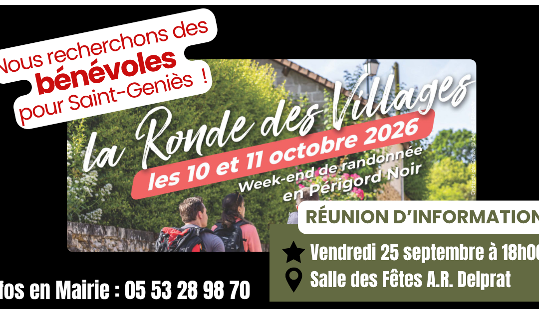 Ronde des villages 2026 – Recherche bénévoles